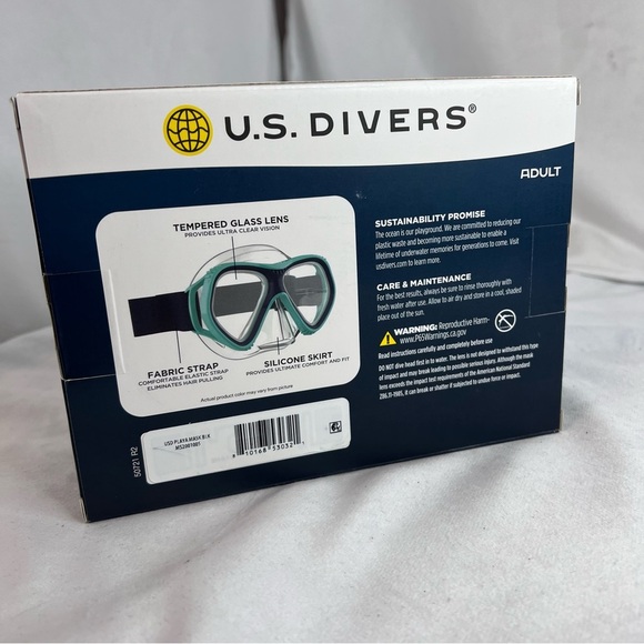 U.S. Divers Playa Adult Mask DBLU - Picture 4 of 4